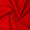 Gee Di Moda Fitted Tablecloth - 72 x 30 Inch Red Floor-Length Fitted Table Cloth for 6 Foot Rectangle Table, Heavy Duty Washable Fabric for Parties, Dinner, Weddings, Baby Shower & Trade Show