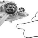 Water Pump with Gasket Compatible With 2011-2020 Chrysler 300 Dodge Challenger Charger Durango Jeep Grand Cherokee V8 5.7L 6.4L AW6653