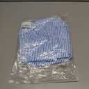 Boys Casual Hawaiian Shirts 2 Piece, Blue Button Down Shirt and Shorts Summer Beach Striped Clothes for kids (7 Years)