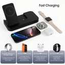 4 in 1 Charger for Oura Ring Gen 4 (Oura Charger NOT Included), Fast Magnetic Wireless Charging Station for iPhone, Apple Watch, AirPods, Samsung Galaxy (4 in 1 (Not Include Oura Charger))