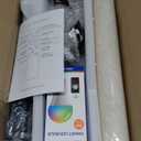 FRIDEKO HOME Floor Lamp, Color Changing Ambient Lighting for Living Room & Gaming Decor, Smart Standing Lamp with App & Remote Control, Tall Corner Lamp for Bedroom, 9W 800LM, Foot Switch, Beige Shade (Beige 1_Pack)