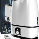 Everlasting Comfort 6L Humidifiers for Bedroom, Quiet 50HR Runtime No-Filter Supersized Cool Mist Humidifier Large Room for Whole House, Plants, Baby Nursery, Allergies, Dry Skin, Congestion, Indoor (White)