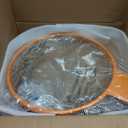 MIIUDGIG 18" Basketball Rim Replacement, Heavy Duty Basketball Goal Rim and Net, Universal Professional Solid Steel Backboard Rims Fits In-Ground &Wall-Mounted Basketball Hoops, Indoor/Outdoor(Orange)