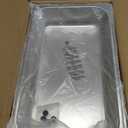 Ice Housing Bin with Removable Tray Ice Holder Container Wine Beer Champagne Drink Bucket Beverage Tub for Freezer Display Buffet Bar Counter Party Drink Chiller(Stainless Steel,21" X 13" X 5.5")