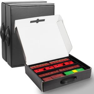 HO Gauge Model Train Storage Box, 4 Slots Horizontal Compatible with Model Railway locomotives, Wagons and Vehicles, HO Scale Train Accessories (3)