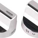 2Pcs W11159630 Gas Range Knob/Stove Knob Compatible with Whirl-Pool Gas Range,for WFG525S0HD0,WFG525S0HS0,WFG525S0HS1,WFG525S0HV0,WFG525S0HV1,WFG525S0HZ0,WFG525S0HZ1 Models (2)