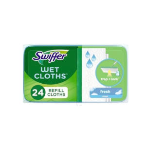 Swiffer Sweeper Wet Mopping Cloths, Open-Window Fresh, 24 Count