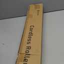 Grandekor No Drill Blackout Roller Shades | Textured-White 33.5Wx72H
