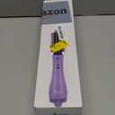 Hot Air Brush, Aima Beauty Salon One-Step Hair Dryer and Volumizer, 4-in-1 Hair Dryer Brush, Hair Styling Tools, Purple-Round