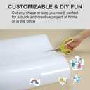 Removable Magnetic White Board Paper 48"x36", Self-Adhesive Dry Erase Board for Wall, Magnetic Wall Paper Roll, Peel and Stick Whiteboard for Office School Home (Includes Markers & Eraser)