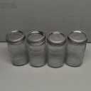 Mason Jars 32 Oz with Lids Wide Mouth 4 Pack, Glass Jars Canning Jars Large for Centerpieces Pickling Storage Food Meal Prep Salad Jam