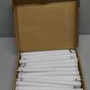 Reginary 36 Pieces Flameless Taper Candles Battery Operated Bulk 11" Plastic Lights LED Candlesticks Window Candles for Birthday Wedding Church Decor Party Supplies (White)