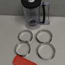 FUNGYAND Pancake Batter Dispenser, 4-Cup Set with Muffin Rings & Spatula - Ideal for Pancakes, Cupcakes, Waffles, and Muffins, Easy Squeeze Handle