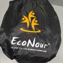 EcoNour Semi-Truck Sun Shade for Windshield (2 Ring) | 240T UV Protective Sunshade for Truck Windshield Maximum Coverage to Block UV/Sun Heat Rays