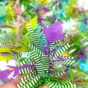 33Ft Easter Garland Decor Colorful Tinsel Twist Garland for Tree with Gorgeous Chick Designs Spring Pastel Hanging Ornaments for Home Indoor Outdoor Parade Floats Desk Decorations Supplies