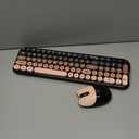 Wireless Keyboard and Mouse Combo - BlackBerry-Gradient 2.4G Full-Size Typewriter Cute Colorful Keyboards - USB Plug and Play, for Windows, Laptop, Computer, PC, Desktop