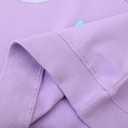 Toddler Girl Cotton Long Sleeve Sweatshirt Christmas Clothing 2-9Y (Purple)