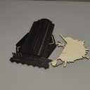 Christmas Advent Calendar, Desktop Wooden Decorations, Deadly Advent Calendar, Hans Gruber Dropped Nakatomi Plaza, Christmas Countdown Calendar (Black Large)