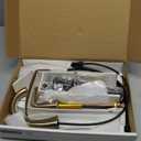 Delta Nicoli Brushed Gold Faucet 3 Hole, 8 Inch Widespread Bathroom Sink Faucet for Vanity, Push-Pop Drain Assembly, Champagne Bronze 35749LF-CZ