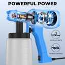 Paint Sprayer 400W, 3 Spray Patterns Hvlp Spray Paint Gun, Adjustable Spray Width & Flow, Cleaning Tools, for House Painting, Furniture, Cabinets, Walls, Fence Etc.