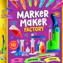 Dan&Darci Marker Making Kit for Kids - Arts and Crafts for Kids Ages 6 7 8 9 10 11 12 Year Old - Crafts for Girls 8-12 - Girl Birthday Gift - Summer Activities - Craft Gifts Toys Age 6-8, 8-12