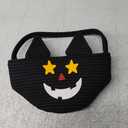 Zrmqh Halloween Basket Personalized Cute Black Cat Pumpkin Cotton Rope Woven Basket Trick or Treat Boo Tote Bags Spooky Halloween Candy Bucket Halloween Party Home Decorations Indoor