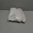 White Sequin Backdrop Curtains-2 Panels 2FTx8FT White Backdrop for Valentines Day, Glitter Party Decorations Background Drapes for Wedding Birthday Anniversary Graduation Photo Booth Decor