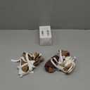 Oudain 2 Pcs Pennant Banner Flags Nursery Garland Triangle Bunting Flags Playroom Wall Decor Banner for Nursery Baby Shower Birthday Boho Wedding Party Event, Each 7.75 ft(Khaki Colors)