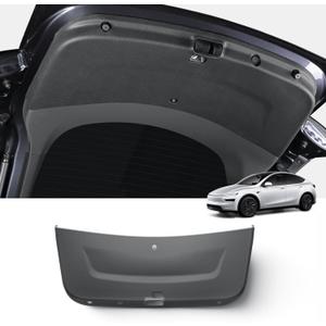 LUCKEASY Trunk Tailgate Mat for 2026 2025 Tesla Model Y Juniper 5 Seater Rear Door Back Protective Mat Cargo Protector Mat TPE Protector Pad All-Weather