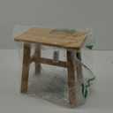 Yesland Wood Stool, Bamboo Small Low Stools Mini Plant Stool 11 x 7 Inch Rectangular Shower Bench Seat Milking Step Stools for Adults, Shoe Changing, Home, Bathroom, Bedside (Natural)