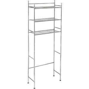 Honey-Can-Do BTH-05079 3-Tier Metal Bathroom Shelf Space Saver, 9.45 x 22.83 x 59.84, Chrome