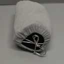 Travel Pillows for Airplanes, 360 Head Support for Long Flight, Soft Airplane Pillow with 3D Eye Mask for Sleeping, Stop Bobblehead, Airplane Headrest Gadgets, Light Black