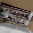 DINDON 2 Tier Pull Out Cabinet Organizer (11" W x 21" D) Slide Out Wood Shelf Organizers Double Tier Kitchen Wire Basket with Chrome Finish