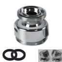 360 Degree Swivel Faucet Adapter, 24mm Male to 22mm Male NPT Thread Brass Kitchen Sink Faucet Adapter Water Purifier Tap Aerator Connector