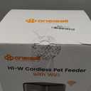 oneisall Cordless WiFi Automatic Cat Feeder for 2 Cats, Rechargeable 100-Day Battery Operated Auto Cat Feeder, 20 Cups/5L Timed Cats Food Dispenser Automatic for Large Kibble, Smart App Control