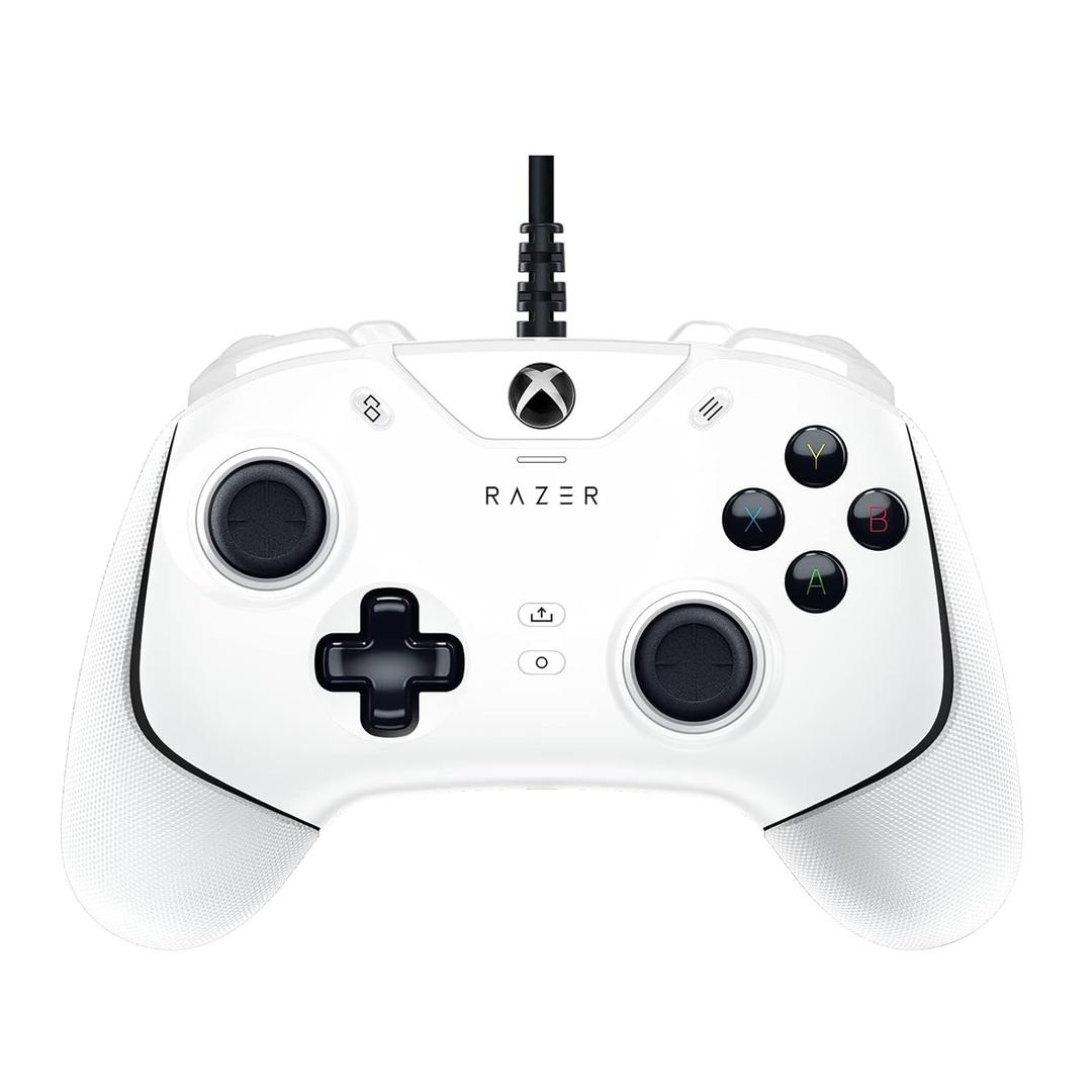 Razer Wolverine V2 Wired Gaming Controller for Xbox Series X|S, Xbox One, PC: Remappable Front-Facing Buttons - Mecha-Tactile Action Buttons and D-Pad - Trigger Stop-Switches - White 