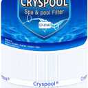 Cryspool 07043 Filter Compatible with Caldera 75, C-7375, 1019301, 73531, PCD75N, FC-3964, 75 Sq. Ft Spa Filter Cartridge, Pack of1 