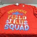 Preschool Aquarium Field Trip Squad Preschool Field Day T-Shirt (Small, Black)