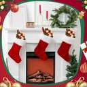 24 Pcs 7.9 Inch Christmas Ball Ornament Picks Christmas Tree Picks with Glitter Xmas Ball Ornaments for Xmas Tree Topper Vase Fillers Wreath Stairs Garland Decoration Supplies (Novelty)