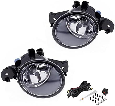 Driving Fog Lights Lamps Replacement for 2004-2018 Nissan Sentra & 2010-2015 Nissan Altima & 2007-2014 Nissan Maxima with H11 12V 55W Halogen Bulbs & Switch