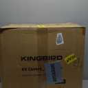 KING BIRD Upgraded Travel Trailer RV Cover, Heavy Duty 5 Layers Anti-UV Top Panel, Durable Camper Cover, Fits 24'- 27' Motorhome -Breathable, Watertight, Rip-Stop (24-27 FT - 324"L*105"W*108"H, Travel Trailer Cover(White&Gray))