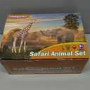 Peagrav Safari Animal Playset - Realistic Figurines, Wild Ranger, Adventure Station, African Jungle Animals for Kids