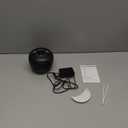 Dental Ultrasonic Retainer Cleaner Machine: 45kHz Dental Cleaning Pod for Denture, Mouth Guard, Night Guard, Aligner, Braces, Toothbrush Head & Jewelry, UV Cleaner with Digital Timer & 4 Modes, Black