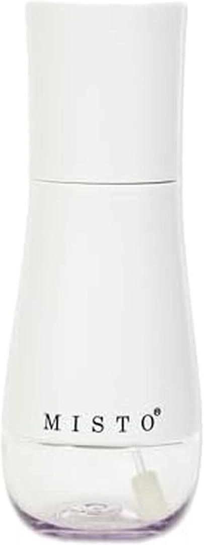 Misto Gourmet Olive Oil Sprayer for Cooking - Refillable Oil Mister Dispenser Bottle for Kitchen, Salads, Grilling, Air Fryer, White Plastic