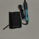 Farery Mini Thermal Brush, Curling Iron 3/ 4 Inch, Heated Round Brush for Volumizing and Small Curls, Travel Size Hot Brush for Short & Thin Hair, Dual Voltage, One Heat 392°F, Touch-ups, Blue