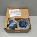 Outdoor Solar Hanging Lantern Lights Metal LED Decorative Lamp for Garden Patio Courtyard Lawn and Table with Hollowed-Out Design (Royal Purple)