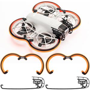 Accessories Bundle Kit for DJI NEO, Prop Bumper Anti-Collision Cover, Compatible with DJI Neo Propellers Drone Accessories, Drone Gimbal Bumper Guard (Orange)