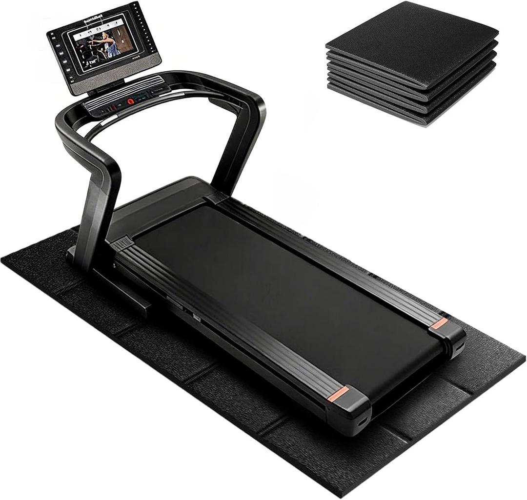 Walking Pad Mat 79" x 39", Non-Slip Treadmill Mat for Carpet Floors & Hardwood, Shock Absorbing Exercise Mat & Under Treadmill Mat for Floor Protection in Home Gym