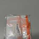 Portable Project Bags for Quilting Knitting, Stitching and Embroidery Projects Storage, Sew Project Bag with Zipper and Double Pockets, Transparent Mesh Sewing Project Bag for Crafter (1 Pack)