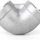 TAISHER 10PCS 304 Stainless Steel 90 Degree Elbow Fittings, 1/4 Inch NPT Female Pipe to 1/4 Inch NPT Female 304 Stainless Pipe Fitting